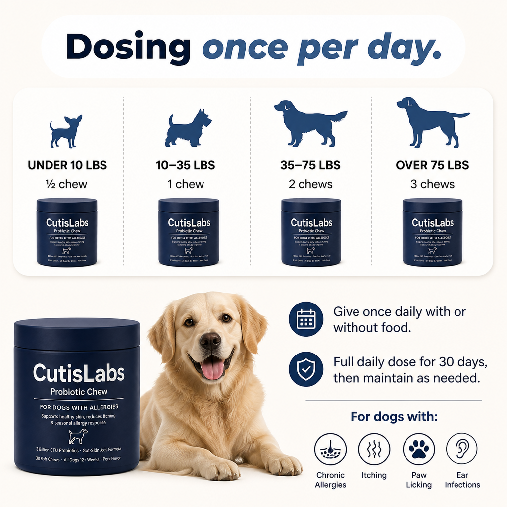 Probiotic Chew for Dog Gut Health