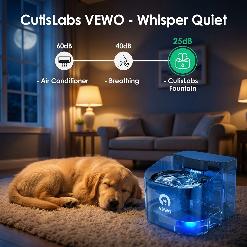 CutisLabs Whisper Quiet - Under 25dB silent operation