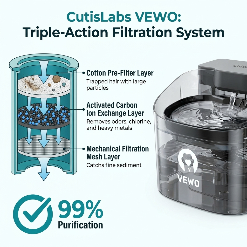 CutisLabs Triple-Action Filtration System - 99% purification