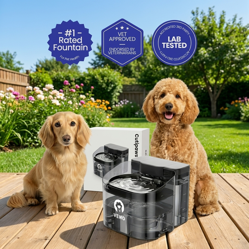 CutisLabs™ Filtered Pet Fountain
